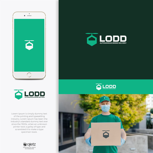 lodd - Design the modern logo of a drone delivery services venture Design by ojietz