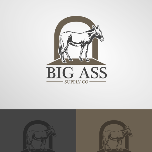 On the hunt for the best damn donkey and logo design ever Design by JairOs