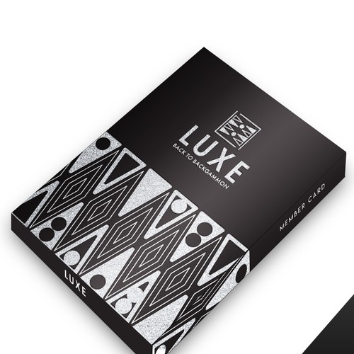 Design a box for all LUXE members cards. This card is recieved and used by all Luxe members. Design by Aleksey Osh