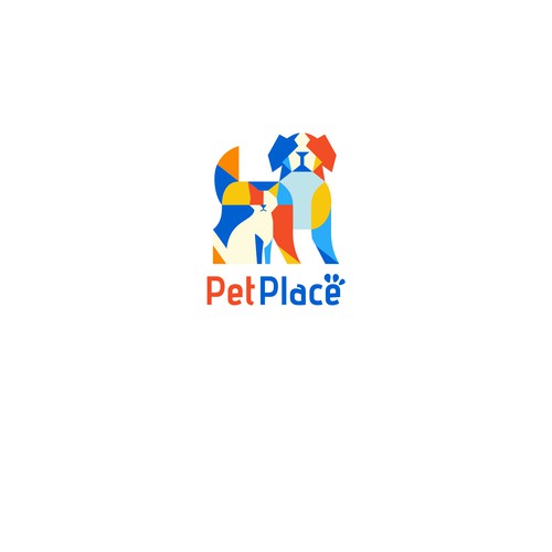 Pet Place Logo Design by bdzgn