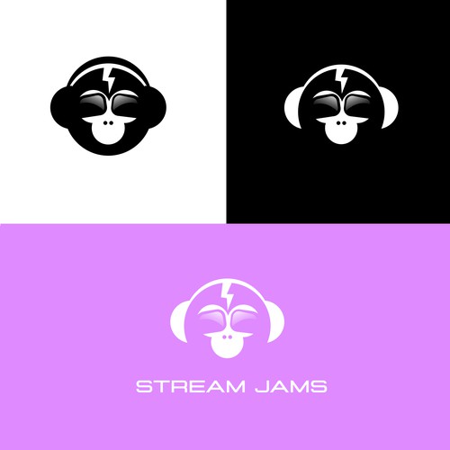 Minimalistic logo for Twitch / Livestreamer music brand Design by SilvinaL