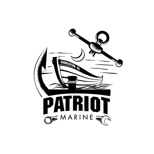 New marine repair company needs a modern classic logo. Design by reza b