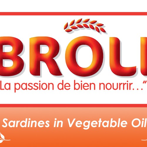 Wanted: New label for our BROLI sardines tins Design by Rebexman