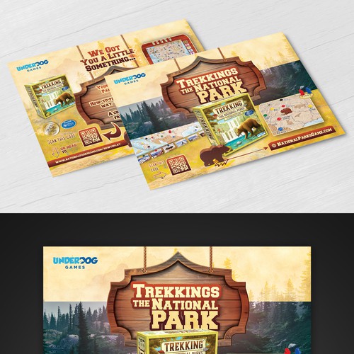 Looking for a Great Postcard for our National Parks game! Design by creatsoul