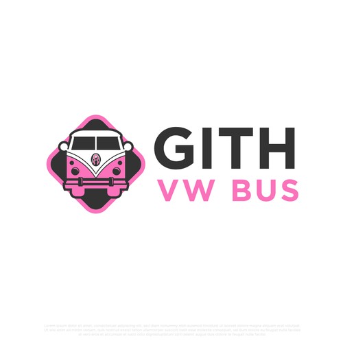 VW Bus Logo for a non-profit Design by Cengkeling