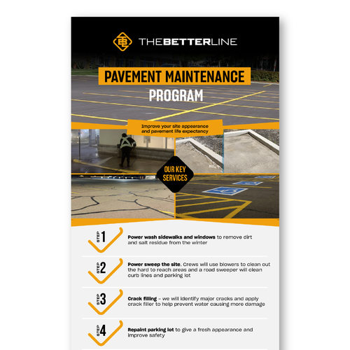 pavement maintenance Design by studiowill