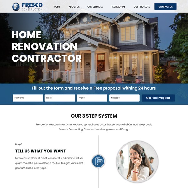 Home renovation contractor
