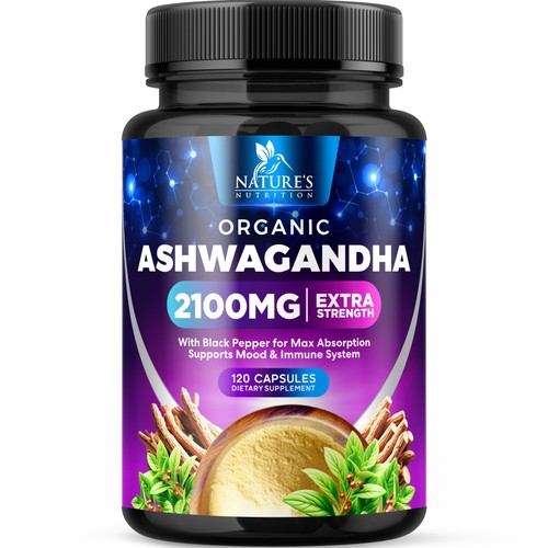 Ashwagandha Design Needed for Nature's Nutrition Design by GenScythe