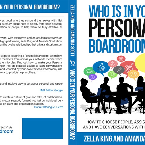 Design a book cover for "Who is in your Personal Boardroom?" Design by armejndi