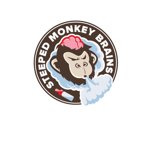 Create a whimsical Monkey with his brains exposed! Design by Redrighthandoid