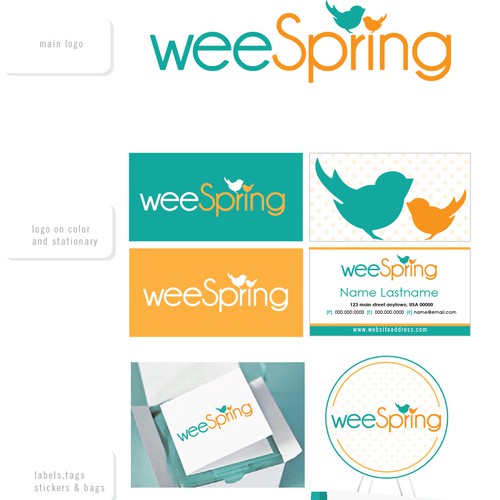 weeSpring needs a new logo Diseño de PrettynPunk
