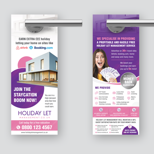 Airbnb management flyer Design by vcreativecloud