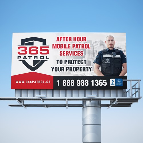 I need a billboard design for a Security Guard Company Design by Sampu123