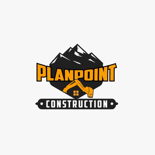 PlanPoint Construction Logo Needs A Remodel Design by Taslima Karim