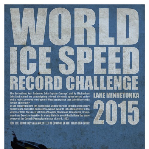 Create event poster for World Record Speed Event! Design by Parip
