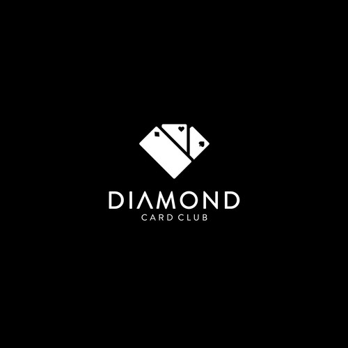 Diamond Card Club logo design Design réalisé par KLBRS