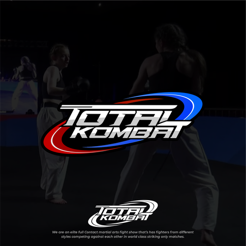 Martial arts fight show logo Design by Dawnart