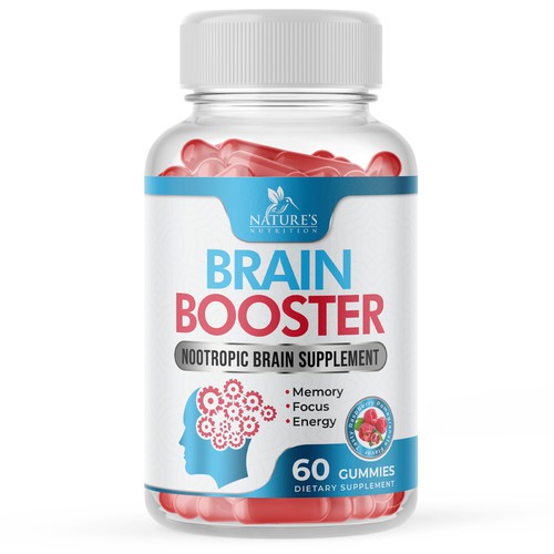 Brain Booster Supplement Design Needed for Nature's Nutrition Design by UnderTheSea™