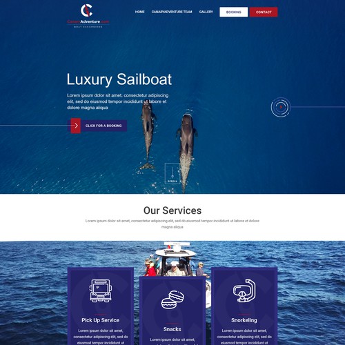 Web page design contest entry by pixelwebplanet
