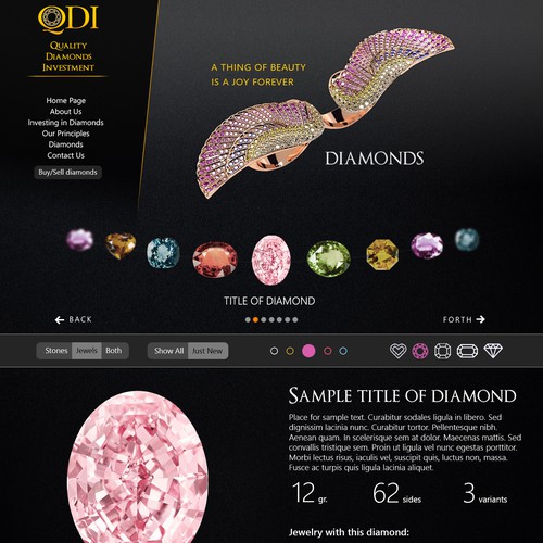 Diamond on sale buying website