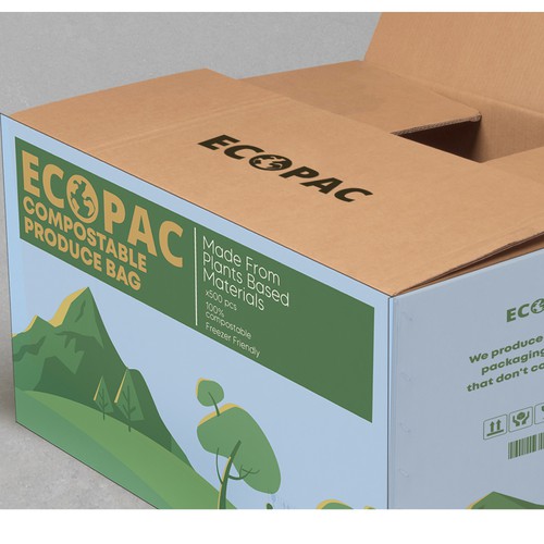 ECO FRIENDLY PACKAGING BOX DESIGN Design by OBΛY