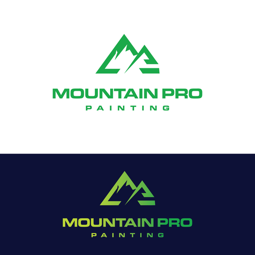 High-end, tech-focused Colorado painting company brand package Design by MD Design99