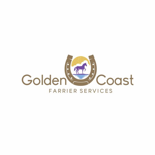 Golden Coast Farrier Services Design by tasa