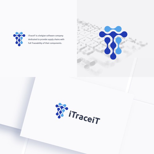 Corporate logo for our company specialized in traceability software (worldwide startup company) Design by Cimpri