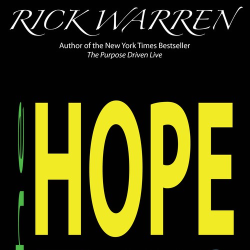 Design Rick Warren's New Book Cover Design réalisé par Margarita Marketing