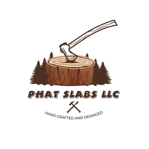 wood working logo Design by be.Infantry