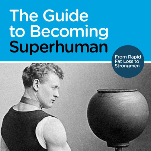 "Becoming Superhuman" Book Cover Design by leesteffen