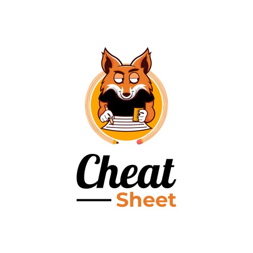 Unique descriptive combo mascot Logo that embodies the action of cheating on a test & shortcuts Design von DevDevit   ★ ★ ★ ★ ★