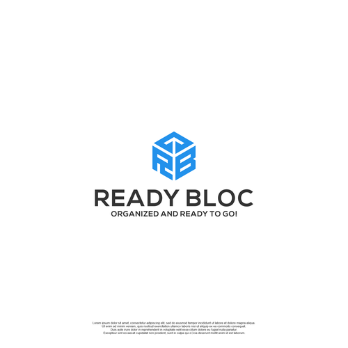 A "block" logo that is "ready" to go at the shot of the starters gun! Design by Angga Jr