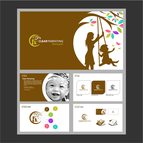 Clear Parenting Logo & Brand Guide To Appeal To Mothers Design by samsoel