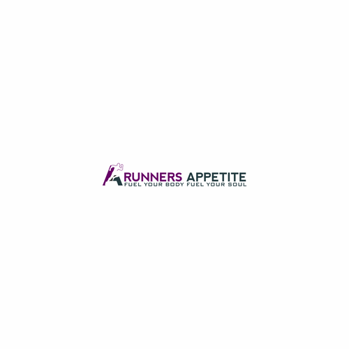 Create a memorable logo for "A Runners Appetite" A healthy lifestyle