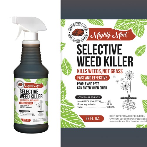 Designs Seeking Sleek, Simple Design for our Nontoxic Lawn Spray