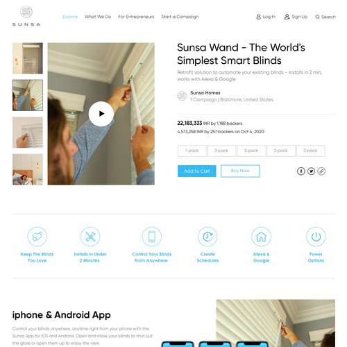 Shopify Design for New Smart Home Product! Design von DesignExcellence