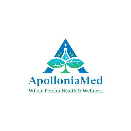 Logo - Where science meets nature. Whole human health Design by Netra_Air