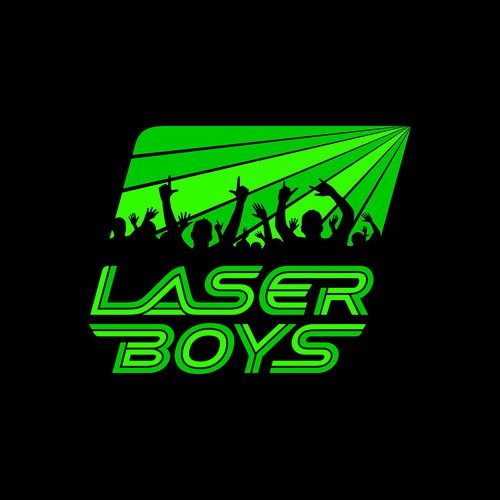 Upbeat logo design for laser-show hire/design company Design by 31Candles!