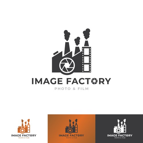 Photographer and filmmaker logo in modern style. Company is restructured and gets a new name Design by Arsart Design