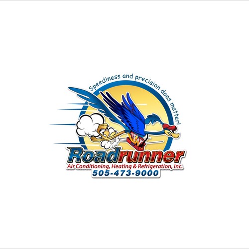 logo for Roadrunner Air Conditioning, Heating & Refrigeration, Inc. Design by X-version