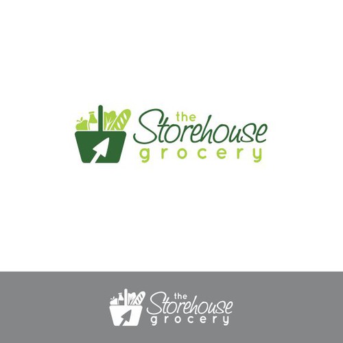 the Storehouse Grocery logo Design by Yulia Hudson