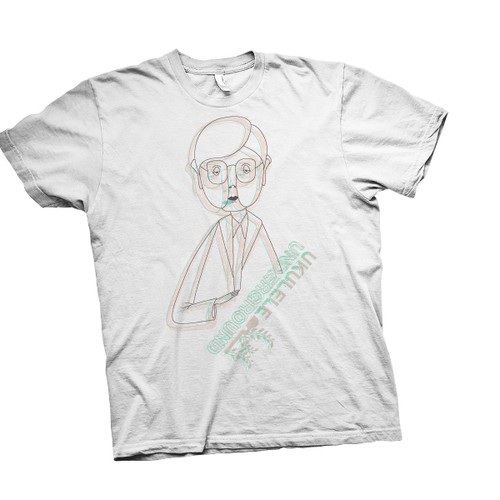 T-Shirt Design for the New Generation of Ukulele Players Diseño de zack-jack