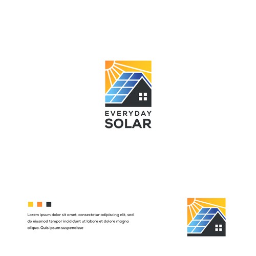 Everyday Solar Logo Design Diseño de Designer_Hafizur