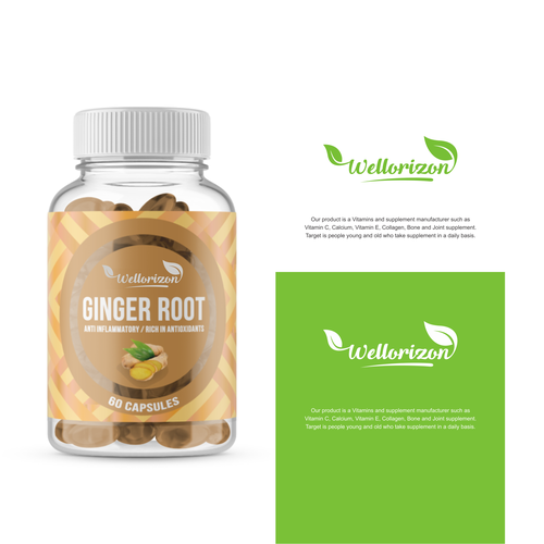 Logo for a Vitamin Brand Logo design contest