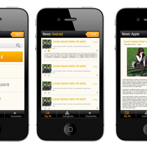 Create a winning mobile app design デザイン by designcreative1