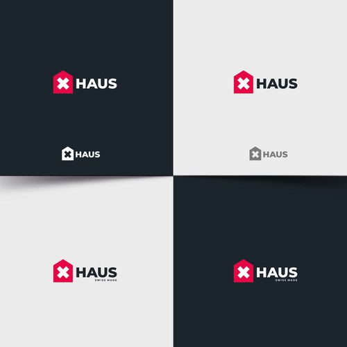 Mot®さんのX Haus: logo for modern and ecological swiss made housesデザイン