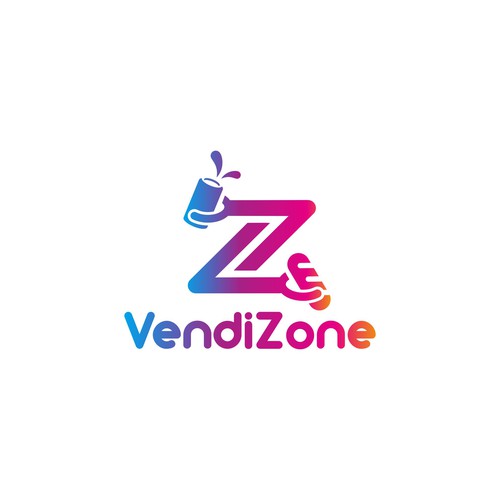 New logo concept for VendiZone - a fully automated vending machine retail shop serving coffee+snacks Design by Warnaihari