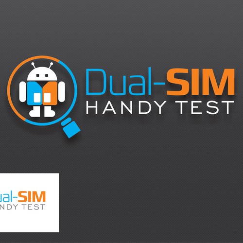 1 fresh logo for a website reviewing 2-SIM smartphones Design by XarXi