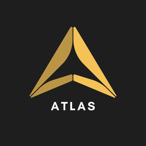 Abstract logo for crypto project Design by atlashour